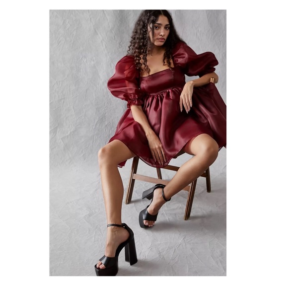 New! SCHUTZ “Lenne” Chunky Square Heel Platform Leather Sandals Heels - Picture 6 of 14